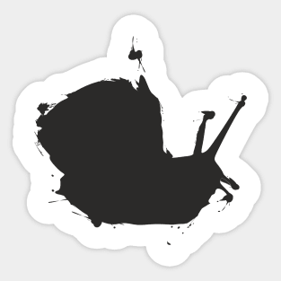 Snail grunge daub Sticker